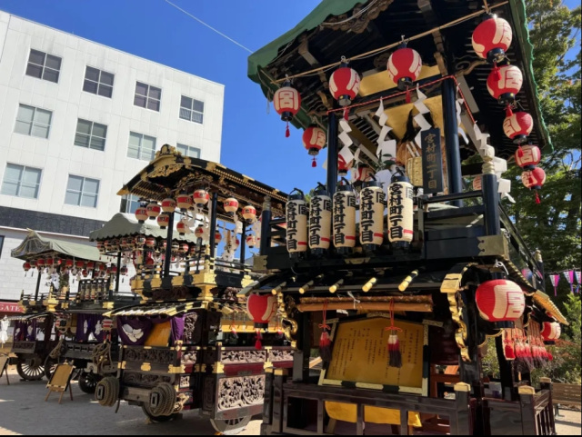 四柱神社神道祭　松本城下町の舞台１