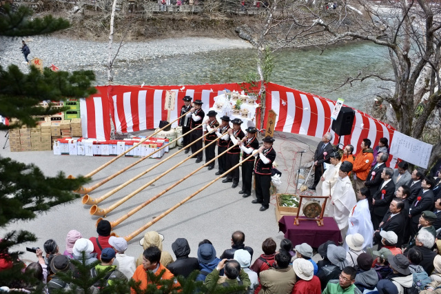 上高地　開山祭