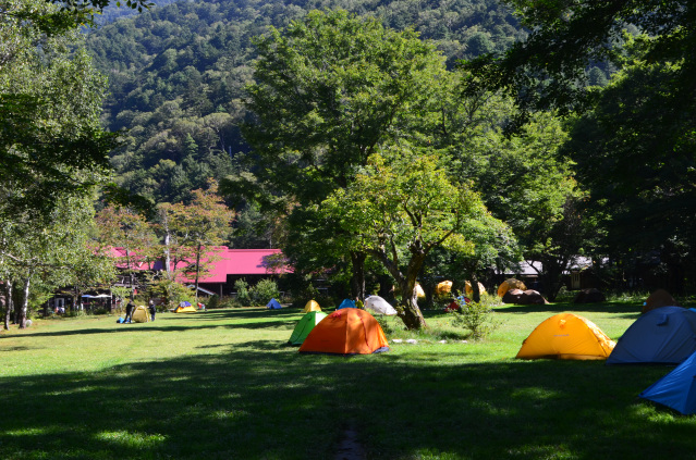 徳沢キャンプ場