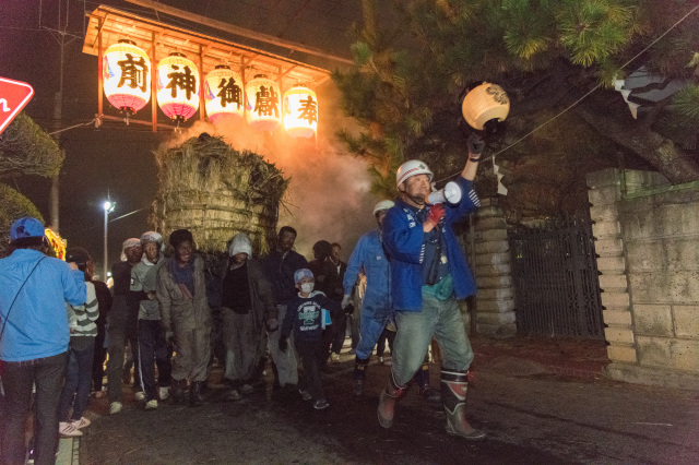 浅間温泉　松明祭り