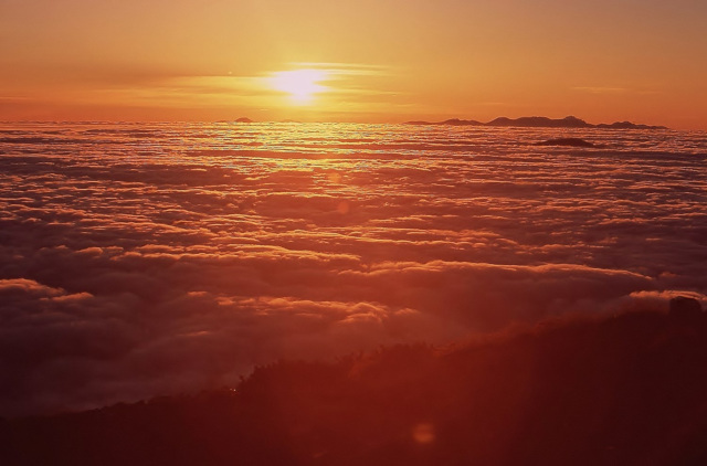 乗鞍　雲海　御来光　