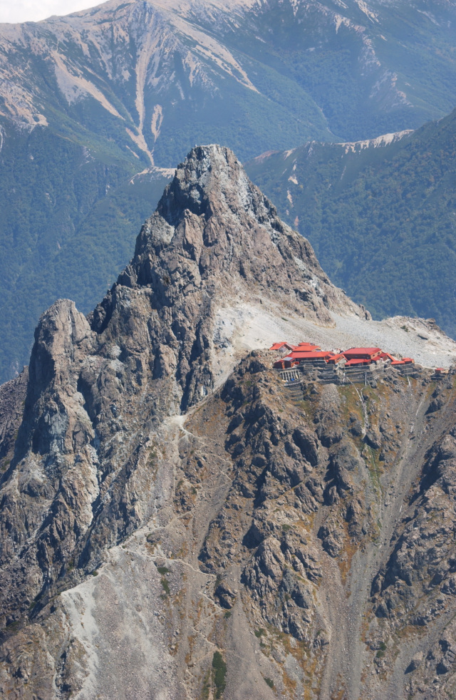 槍ヶ岳　空撮