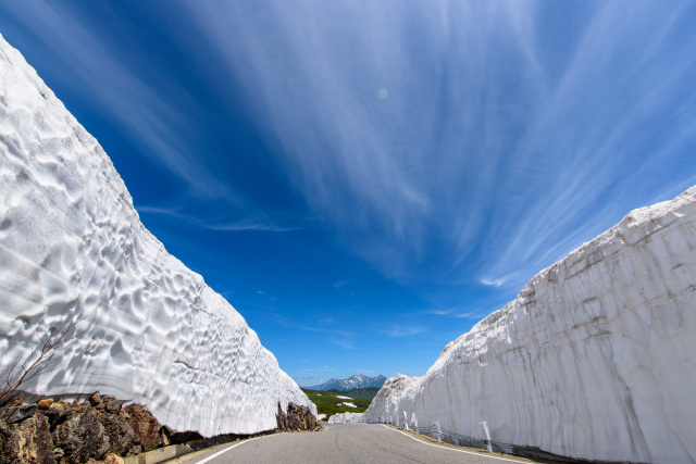 乗鞍　雪の壁