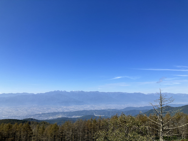 美ヶ原から北アルプス