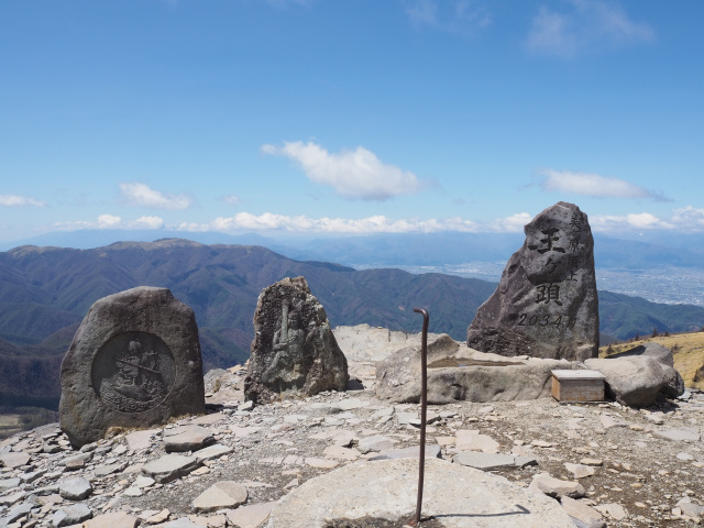 美ヶ原　王ヶ頭　石碑