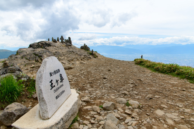美ヶ原　王ヶ鼻　石碑