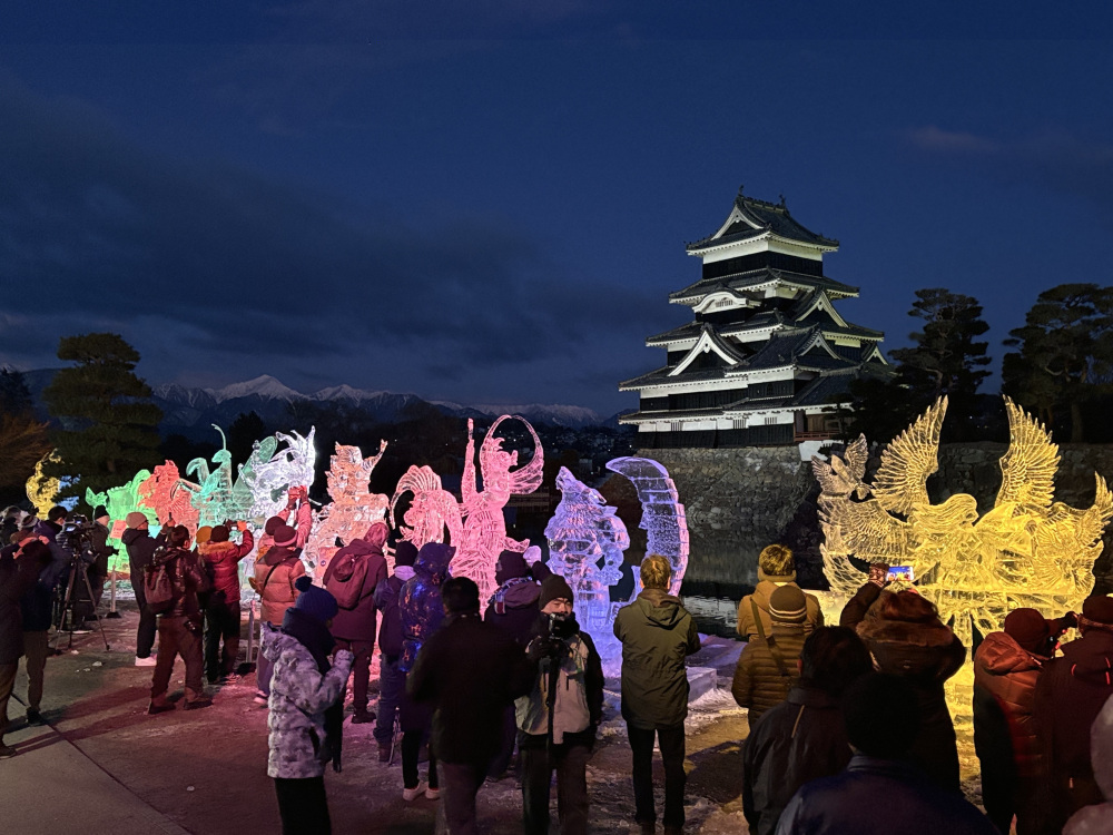 光と氷の城下町フェスティバル「松本かっちん」