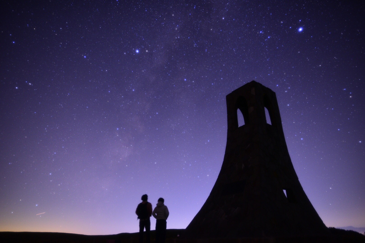 A star-filled sky unique to the highlands