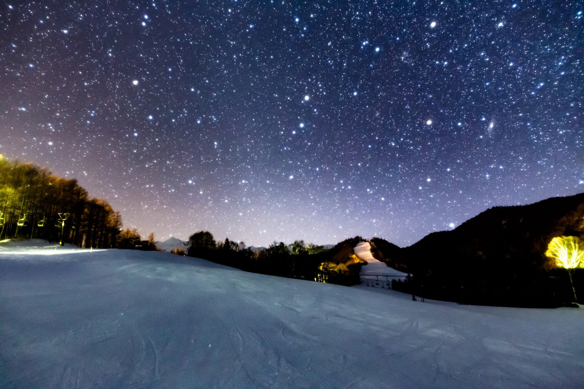 澄んだ夜空で楽しむ星空観賞