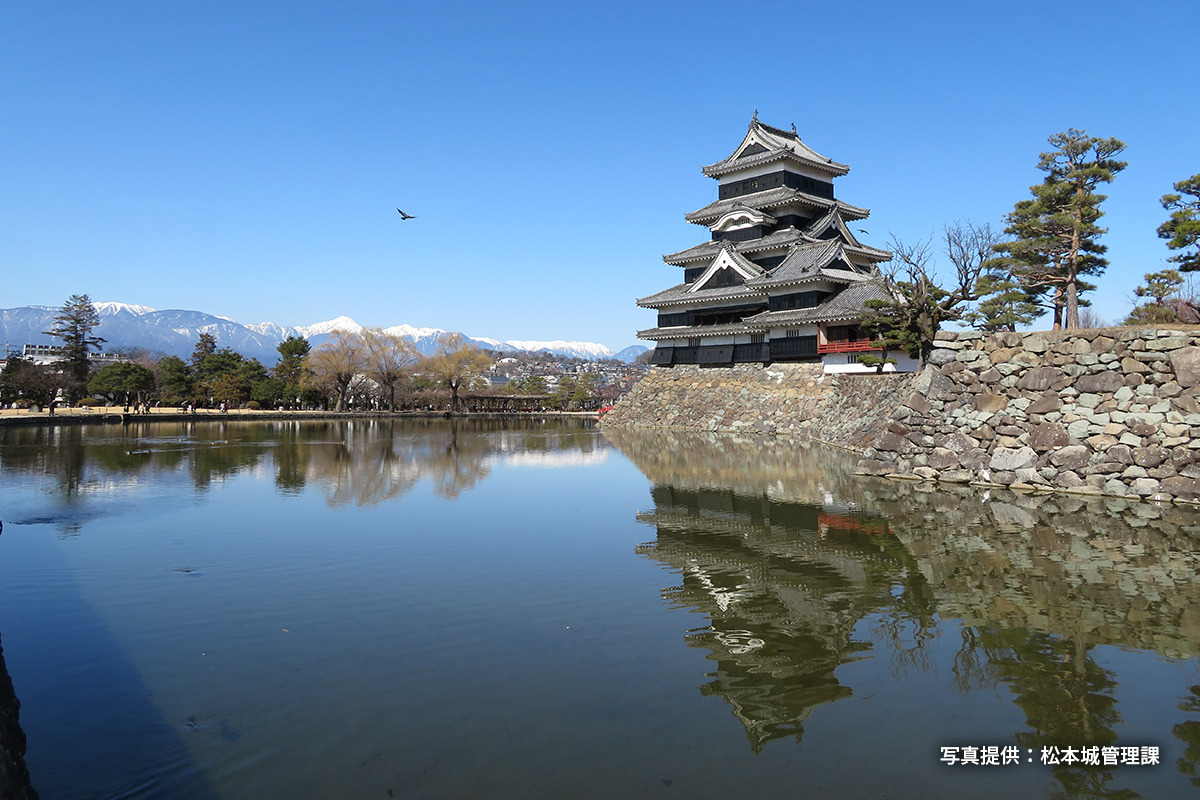 重厚な雰囲気が漂う松本城