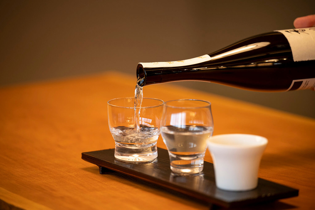 飲み比べることで銘柄ごとの味の違いを楽しめる