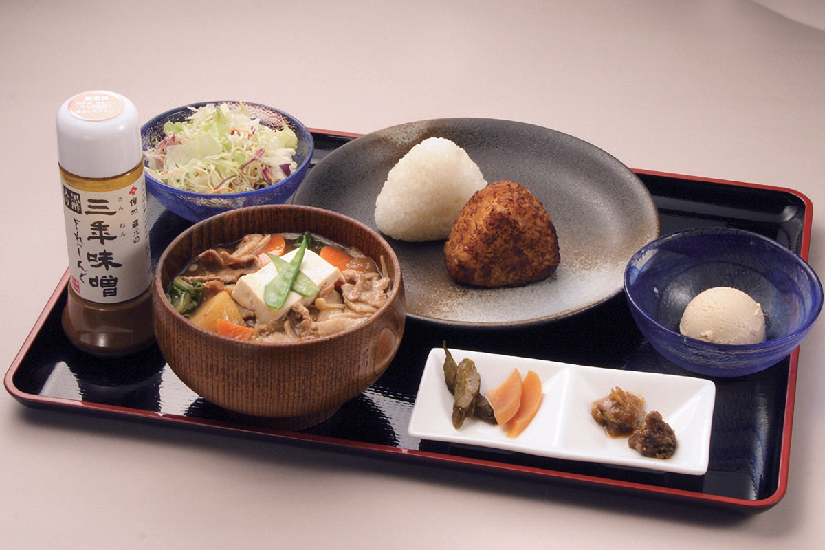 熟成味噌を味わえるランチセット