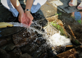 「まつもと水巡りマップ2018」①お堀の水をたどる〜前半