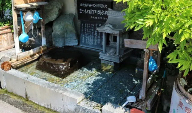 まつもと湧水巡り「女鳥羽の泉」善哉酒造の井戸　東町～鍛冶町～餌差町