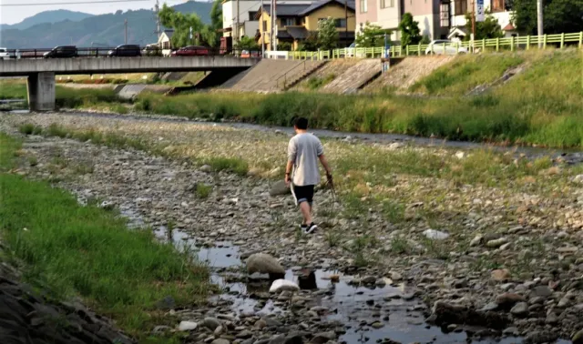 #のんびり松本　街中を流れる私たちの好きな女鳥羽川を歩く