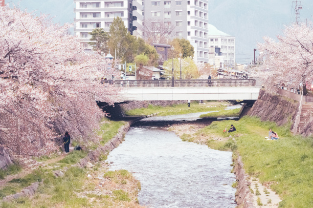 女鳥羽川・ナワテ通り周辺