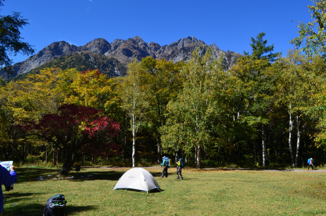 徳沢キャンプ場