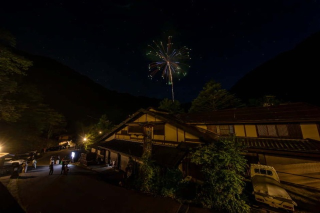 白骨温泉花火大会