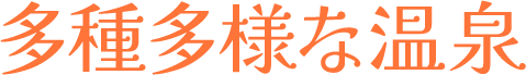 温泉の多様性