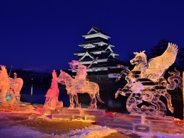 国宝松本城氷彫フェスティバル(2)