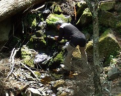岩の水場