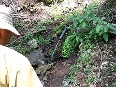 パイプの水場