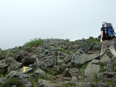 山頂付近
