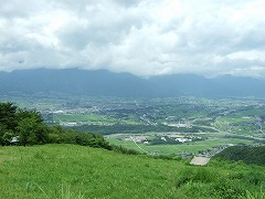雲がかかる北アルプス