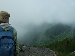 天狗岩で