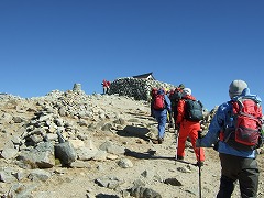 木曽駒ケ岳　到着