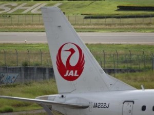 「鶴丸」マークの機体がまつもと空港を運航するのはおそらく初めてではないでしょうか！？