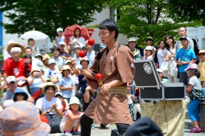 伊藤佑介　けん玉のパフォーマンス