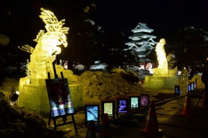 第３０回国宝松本城氷彫フェスティバル　制作