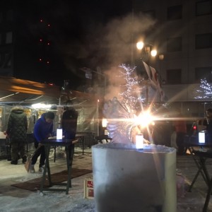 氷の彫刻　ICE　BAR