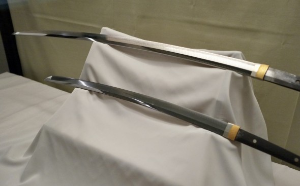 Blades of samurai swords