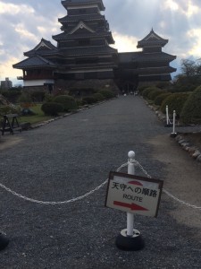 天守への入り口