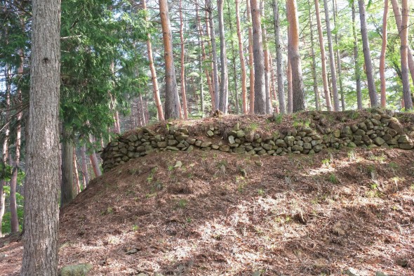 Hayashi Castle walls at the "small castle"