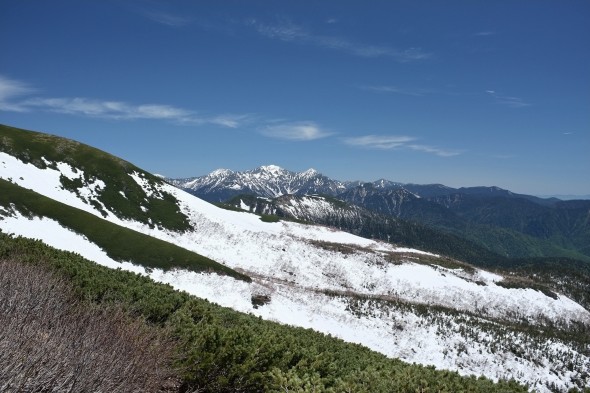 Hotaka Mountain Range as seen from Norikura