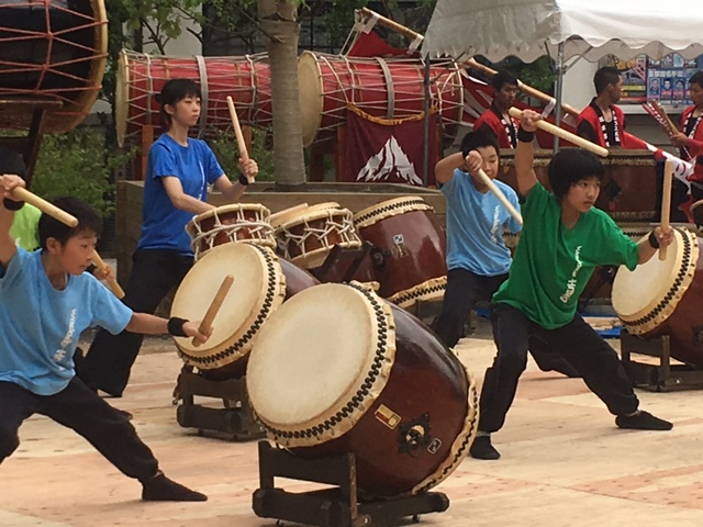 枡形跡広場 和太鼓響(松本市)