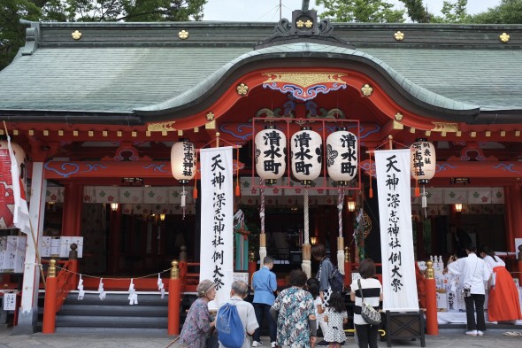 Main building of Fukashi Shrine