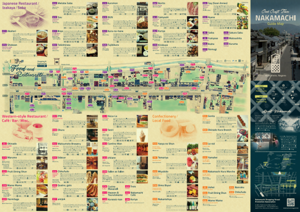 Nakamachi English guide map
