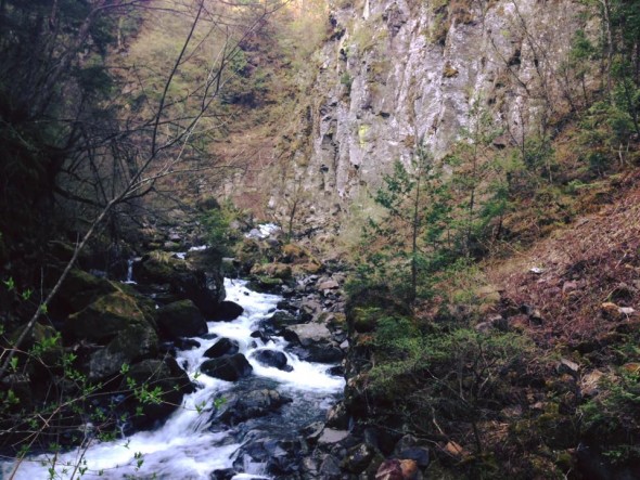 The canyon below the Great Bandokoro Falls