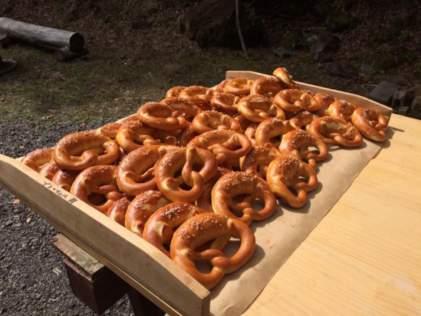 Mountains of pretzels!