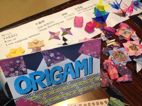 The origami table