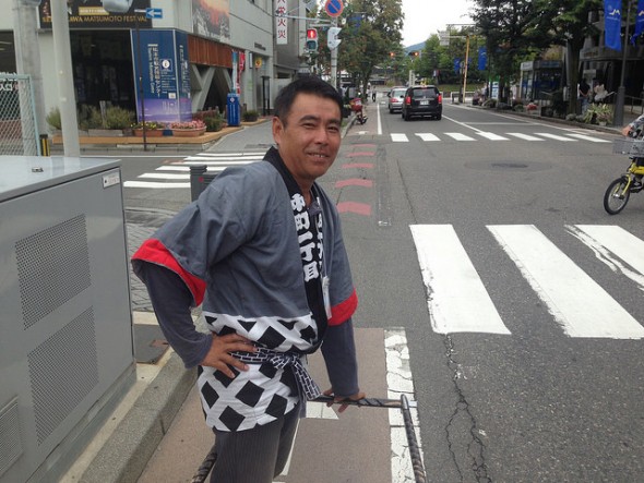 For the best tour of Matsumoto, take a rickshaw ride!