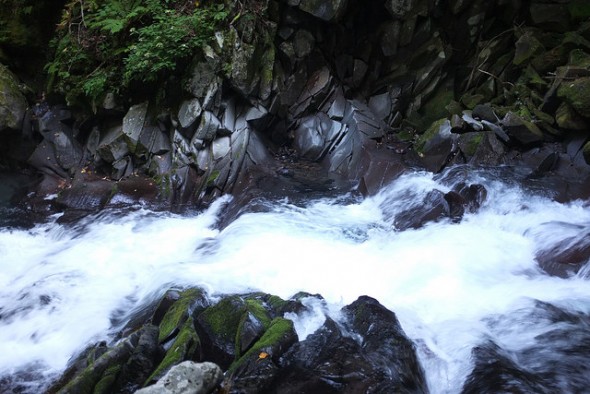 The path to Sengenbuchi and Little Bandokoro Falls