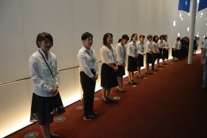 公演後のお見送り
