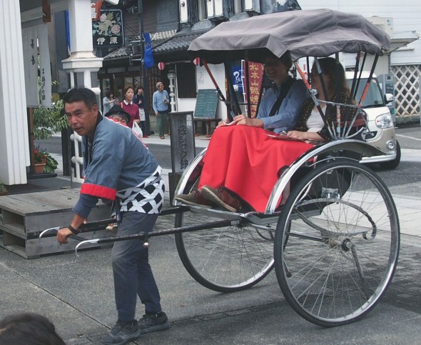 Matsumoto's one and only rickshaw!