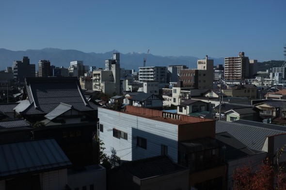 The view from the theater's rooftop