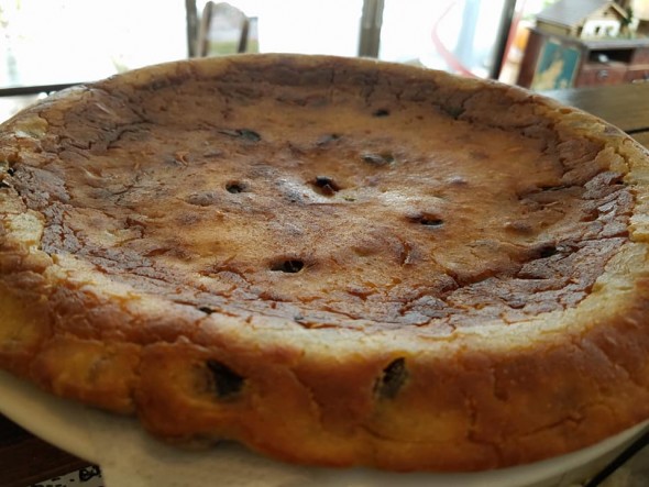 One whole usuyaki pancake fresh from the frying pan!